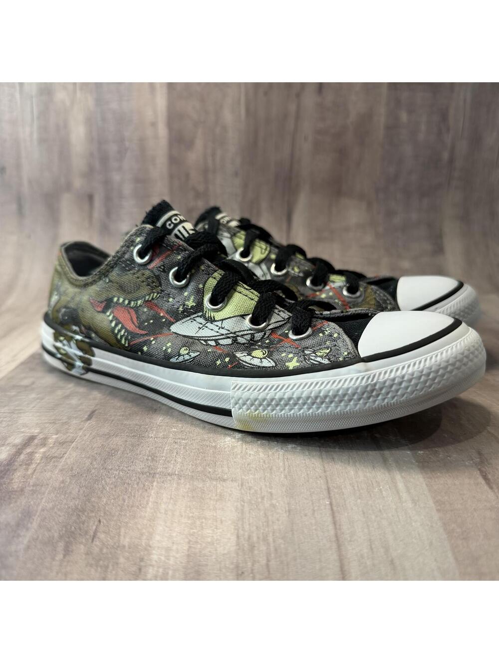 Converse Chuck Taylor All Star Interstellar Dinos Shoes Youth 2 Dinosaur UFOs